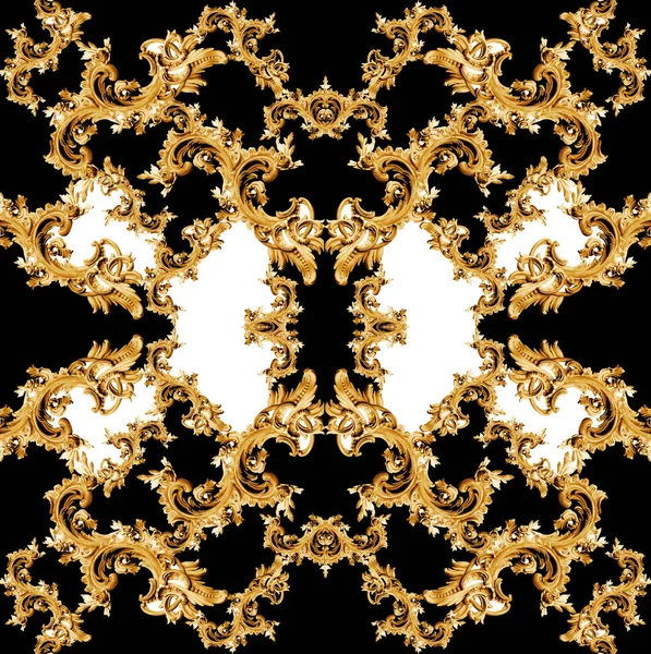 Altın Barok Süs Elementleri — Stok fotoğraf