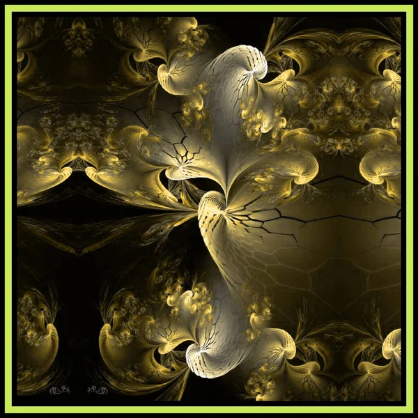 Красивый Геометрический Квадратный Шарф Pattern Scarf Дизайн Абстрактным Цветочным Узором — стоковое фото