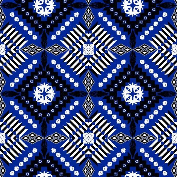 Seamless Ethnic Pattern Stylish Print Textile Design Decoration — Stock Photo, Image