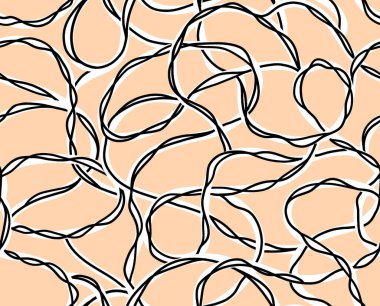 Açık arkaplanda geometrik motifleri olan renkli çiçekli eşarp deseni tasarımı