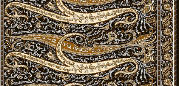 Kusursuz Paisley Arka plan Hint motifi