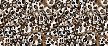 Leopar deseni kusursuz desen