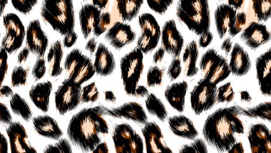 Leopar deseni. vektörsüz arkaplan