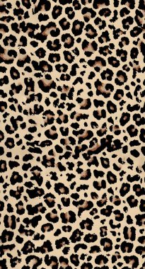 Leopar deri dokusu pürüzsüz desen.