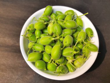 Taze yeşil nohut kabuğu. Nohut, Fabaceae ailesinin yıllık adıdır. Nohut çekirdekleri yüksek proteinlidir. Diğer adı Bengal gram, garbanzo, garbanzo fasulyesi, Mısır bezelyesi. gram kapsülü.