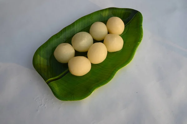 Indian Sweets Rasgulla Dit Zoet Afkomstig Uit West Bengaals India — Stockfoto