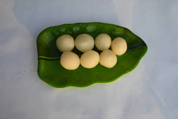 Indian Sweets Rasgulla Sladký Pochází Západního Bengálska Indie Mezi Další — Stock fotografie