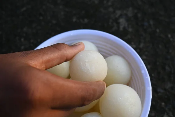 Indian Sweets Rasgulla Ten Słodki Pochodzi Zachodniego Bengalu Indiach Inne — Zdjęcie stockowe