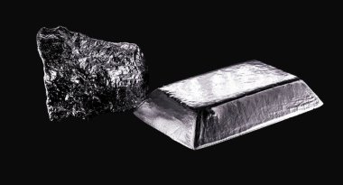 İskandinavya 'daki bazı minerallerde bulunan, sanayide alüminyum geliştirmek için kullanılan nadir bulunan bir metal.