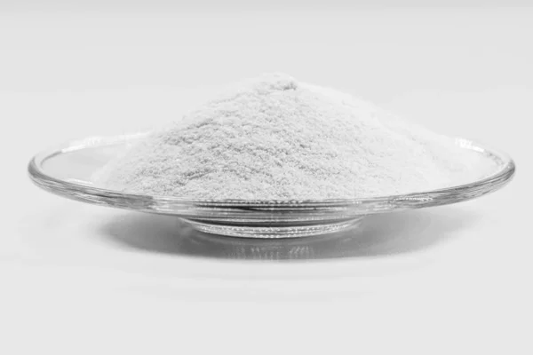 Dikalciumfosfat Kallat Dibasiskt Kalcium Eller Monovätekalciumfosfat Pulver Eller Mikrogranulat Kan — Stockfoto