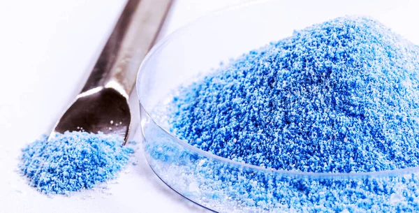 Fertilizante Polvo Color Azul Npk Soluble Agua Enmienda Del Suelo — Foto de Stock