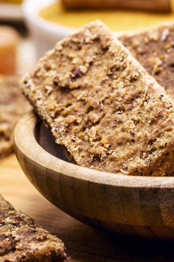 Pacoca, tipik Brezilya fıstık şekeri kırsal partilerden, Haziran ve Temmuz festivalleri için geleneksel yemek