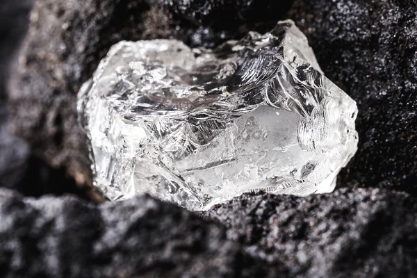 Diamante Duro Piedra Preciosa Las Minas Concepto Minería Extracción Minerales — Foto de Stock