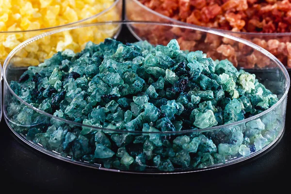 Sales Cloruro Fundido Cristales Sedimentos Cristalizados Tierras Raras Productos Químicos — Foto de Stock