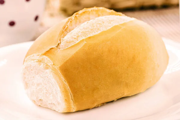 Brasilianisches Salzbrot Zum Frühstück Französisches Brot Genannt Knusprig Und Frisch — Stockfoto