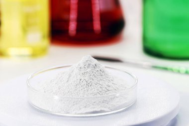 Selüloz tozu, izole edilmiş, kopyalama alanı, beyaz toz, kağıt hammaddede kullanılan endüstriyel madde