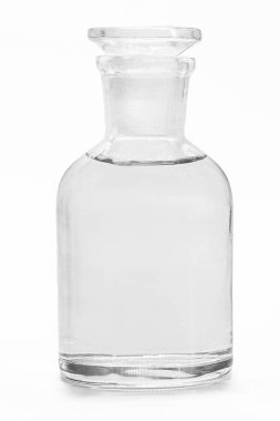 Sıvı böcek ilacı Diethyltoluamide DEET% 99 reaktif şişede, sivrisinek kovucu için. Zehir, itici ve böcek ilacı olarak kullanılan kimyasal maddeler.