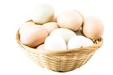 İzole edilmiş beyaz zemin üzerinde Brezilya 'nın serbest yumurtası, Minas Gerais' den doğal serbest yumurta.