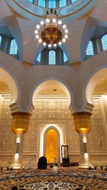 Tek kişilik şehir merkezi Java Endonezya 'daki Sheikh zayed camii.