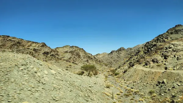 İsrail 'in kuzeyindeki Negev Çölü' nün güzel manzarası