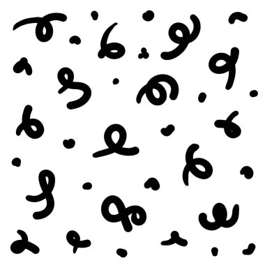 Fırça darbelerinden oluşan bir arka plan. Kusursuz soyut tasarım. Fırça ve mürekkep sıçraması. Boyanmış nesneler.