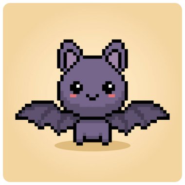 8-bit piksel kedi yarasa kanadı kullanır. Vektör çizimlerindeki oyun varlıkları için piksel hayvanları