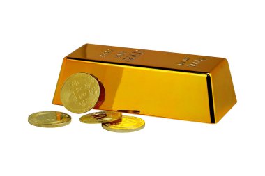 Altın külçesi 1000g, Fine Gold. Altın Rezerv 1KG sürümünü engelle. Borsa. Takas. Beyaz arkaplanda izole