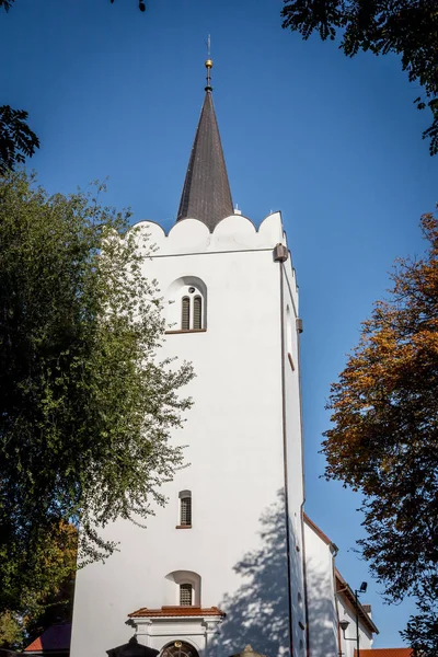 Kielczyn Πολωνία Οκτωβρίου 2022 Μια Μεσαιωνική Εκκλησία Της Γέννησης Της — Φωτογραφία Αρχείου