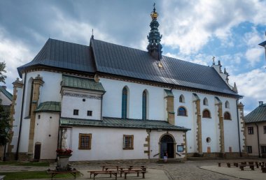 Stary Sacz, Polonya - 22 Temmuz 2023: Zavallı Clare Nuns manastırı. 