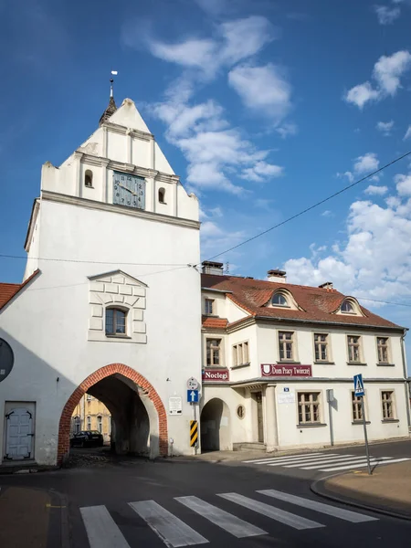 Gryfice Lengyelország 2023 Szeptember Középkori Brama Kamienna Kőkapu Történelmi Óvárosban Jogdíjmentes Stock Fotók