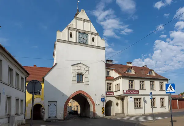 Gryfice Polsko Září 2023 Středověká Brama Kamienna Kamenná Brána Historickém Stock Obrázky