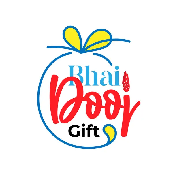 Geleneksel Hint Elementleriyle Mutlu Bhai Dooj Festivali Kutlama Tasarımı