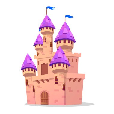 masal kalesi vektör çizim