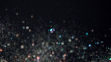 Tasarım için bulanık renkli simlerin soyut web afişi arkaplanı. Işıklar odağımı dağıtıyor. Noel, festival arka planı, kopyalama alanı