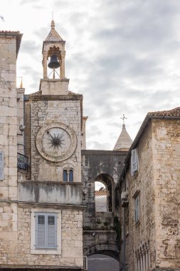 The City Clock on the People's Square in the center of Split
