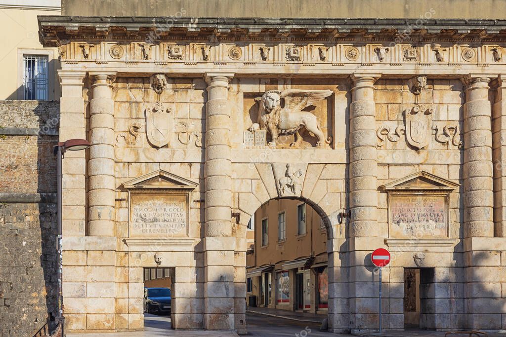 The Land Gate With The Winged Lion Of St Mark Hovering Over The