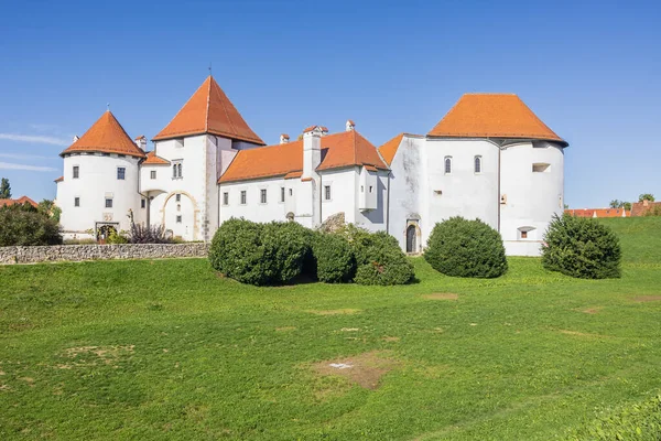 General View Varazdin Castle Historic Nucleus Old Town — Stock Photo, Image