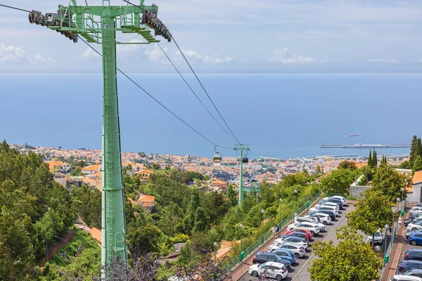 Redakcja Funchal Madeira Portugal Maj 2023 Najwyższa Stacja Kolejki Monte — Zdjęcie stockowe