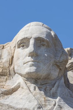 George Washington 'un Keystone, Güney Dakota yakınlarındaki Rushmore Dağı' na yakın.