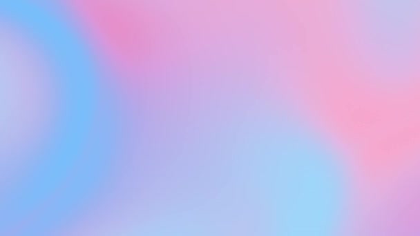 Color Pastel Pink Blue Gradient Moving Abstract Blurred Background Colors — Stock Video