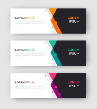 Vektör soyut tasarım afiş web şablonu. Tasarım Sancağı Web Şablonu. Vektör Tasarımı Sancak arkaplanı. vektör illüstrasyonu.