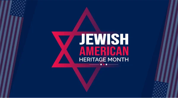 stock vector Jewish American Heritage Month background or banner design template celebrated in may