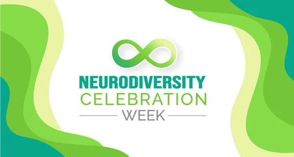 stock vector Neurodiversity Celebration Week background or banner design template celebrated in may