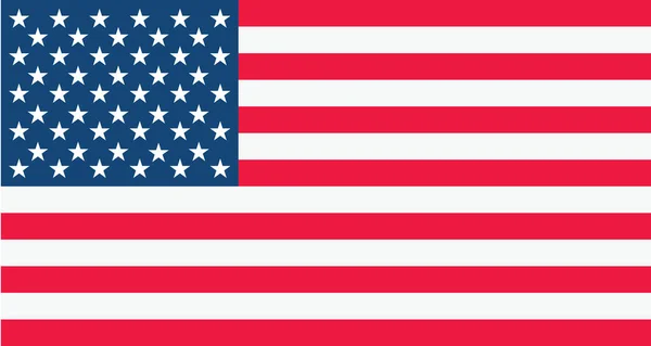Flaggenvektordesign Flaggendesign Der Vereinigten Staaten Von Amerika — Stockvektor