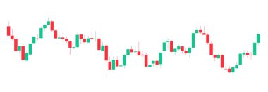 Hisse senedi ticareti kırmızı ve yeşil arka plan şablonu. Forx ticaret çizelgesi, kripto para birimi, borsa ve şamdanlar ve göstergelerle birlikte ikili seçenekler. Finansal piyasada alım satımı.