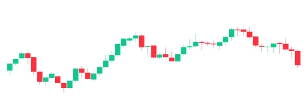 Kereskedés Állomány Ábra Piros Zöld Háttér Sablont Kereskedelmi Diagram Forex — Stock Vector