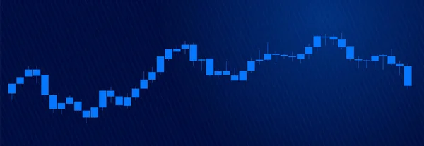 Handel Zapasów Wykres Niebieskiej Technologii Szablon Tła Wykres Handlu Forex — Wektor stockowy