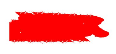 El çizimi kırmızı boya fırçası darbeleri izole edilmiş metin tasarımı alıntısı veya metin bilgisi. Metin bilgileri, reklamlar, teklif, büyük, sıçrama lekeleri, boya fırçası, kaplama için grafiksel ögeler.