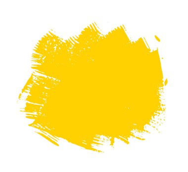 El çizimi sarı boya fırçası darbeleri izole metin tasarımı bilgileri veya metin tasarımı bilgileri. Metin bilgileri, reklamlar, teklif, büyük, sıçrama lekeleri, boya fırçası, kaplama için grafiksel ögeler.