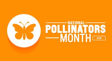 Haziran, Ulusal Polen Ayları 'nın arka plan şablonu. Tatil konsepti. arkaplan, pankart, kart ve yazı ve standart renk içeren poster tasarım şablonu için kullan. vektör